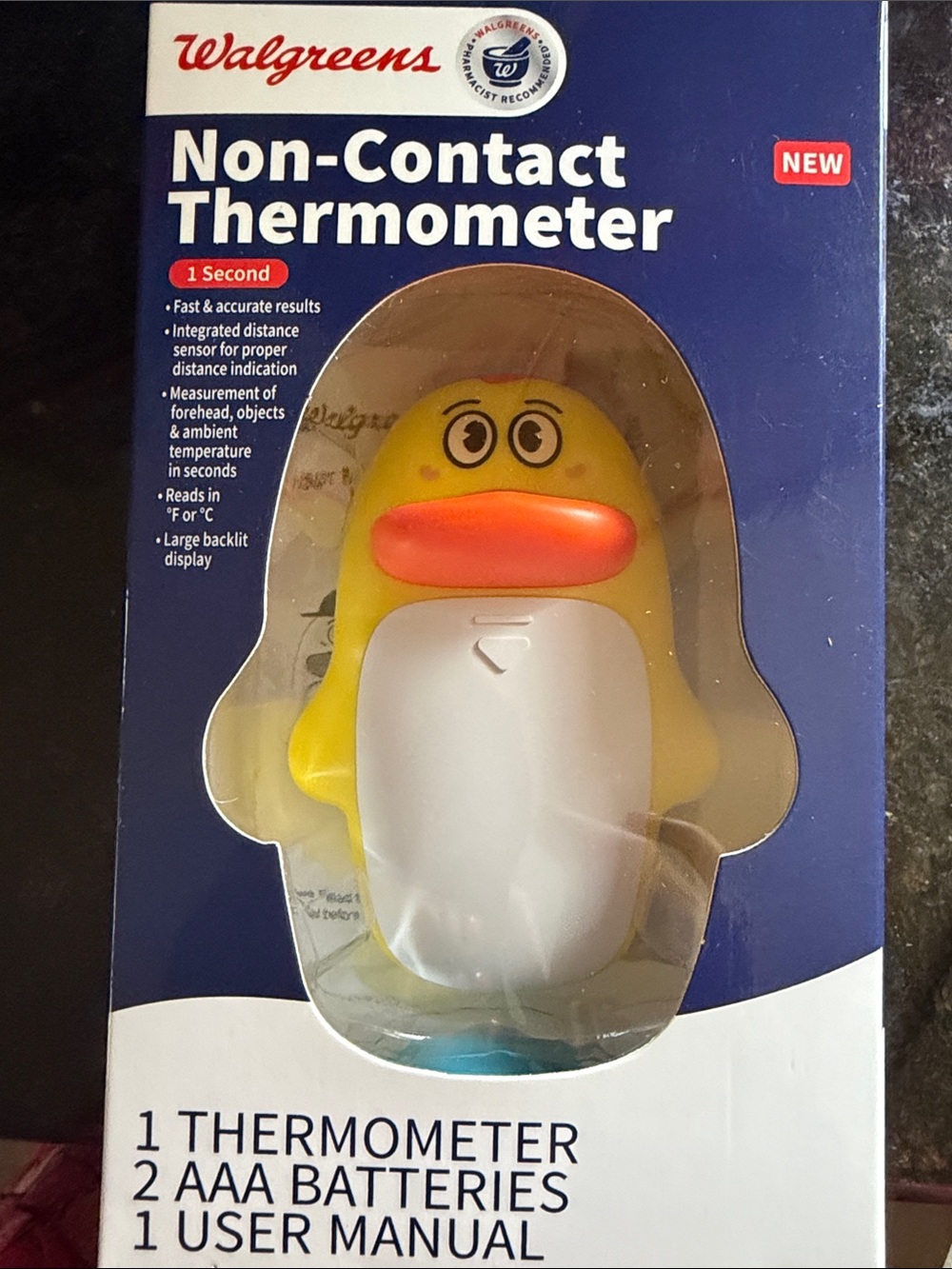 Walgreens Yellow Non-Contact Thermometer